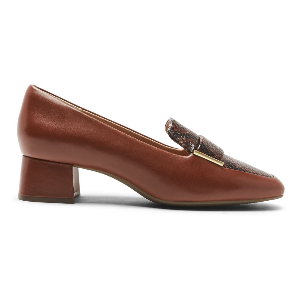 Rockport Total Motion Esma - Womens Loafers - Brown - NZ (HAD-764309)